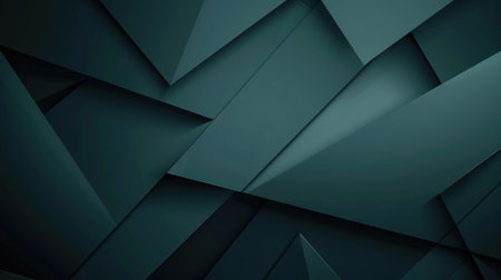 Abstract background in dark teal with geometric elements, perfect for a sophisticated and modern bannerの素材