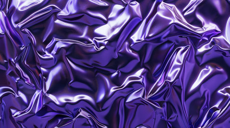 Sleek, reflective surface of purple-blue plastic with latex textures, creating a high-end wallpaper concept.の素材