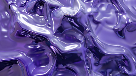 Glossy purple-blue plastic texture with intricate latex patterns, perfect for futuristic designs.の素材