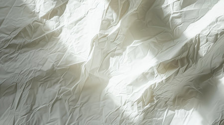 Abstract white textured background with soft light and shadows.の素材