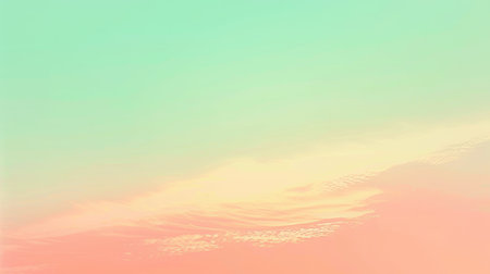 Pastel gradient background with a smooth transition from mint green to peach.の素材