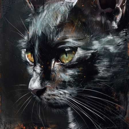 A close-up of a contented Siamese cat lounging on a cozy windowsill, bathed in the warm glow of the afternoon sun.の素材