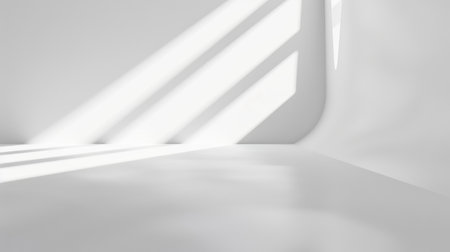 A clean, seamless white background with a light shadow effect around the edges, giving a subtle sense of depthの素材