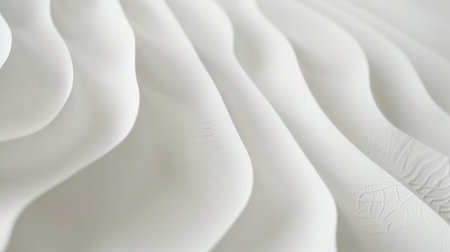 A clean white background with a faint wave pattern, offering a touch of movement without overwhelming the designの素材