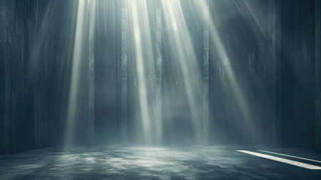 An abstract background featuring gentle beams of light creating a tranquil and serene atmosphere,の素材