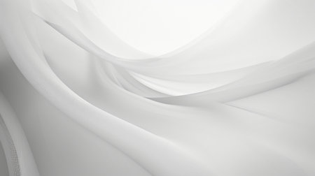 A smooth white background with a very faint gradient effect, creating a soft and pleasing visual impactの素材