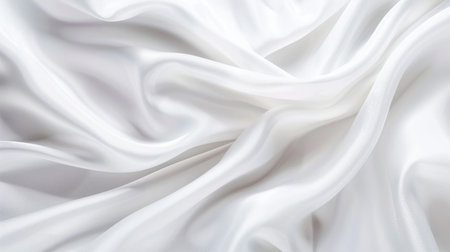 A smooth, seamless white background with a gentle gradient from the center outwards, providing an elegant lookの素材