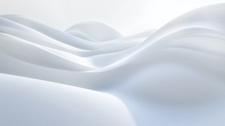 A white abstract background with a gentle gradient from top to bottom, creating a serene and minimalist lookの素材