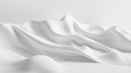 A smooth, seamless white background with a gentle gradient effect, creating a soft and pleasing visualの素材