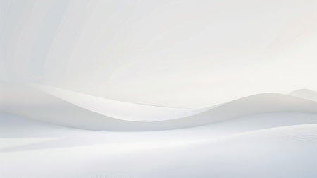 A white abstract background with a gentle gradient from top to bottom, creating a serene and minimalist lookの素材