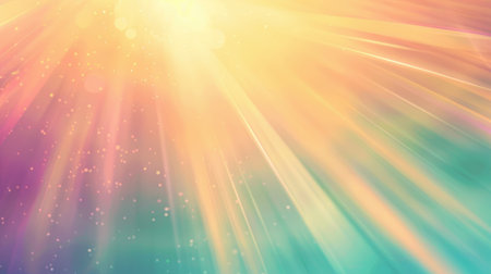 An abstract background with warm light rays softly illuminating a pastel gradient, creating a calming ambiance,の素材