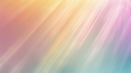 An abstract background with warm light rays softly illuminating a pastel gradient, creating a calming ambiance,の素材