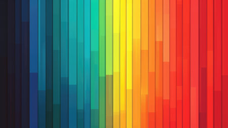 A seamless gradient background showcasing a spectrum of colors from warm to cool tones, perfect for creating visually appealing ads and presentationsの素材