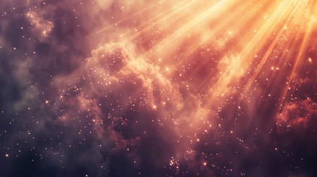 An ethereal abstract background with delicate light rays creating a calming and peaceful visual effect,の素材