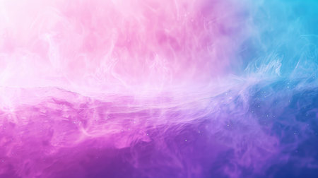 An abstract background with a pastel gradient of purple, pink, and blue hues, smooth and defocused for a calming and stylish lookの素材