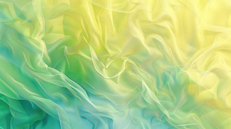 An abstract gradient background with a mix of bright yellow, green, and blue hues, ideal for creating a lively and engaging visual for bannersの素材