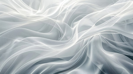 Contemporary gray wave background with dynamic lines and abstract curves, ideal for a sophisticated wallpaper designの素材