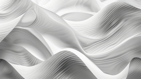 Gray wave pattern background with soft, undulating lines and subtle gradients, perfect for an elegant wallpaper designの素材