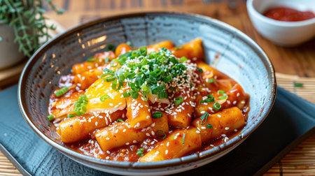 Korean tteokbokki (spicy rice cakes)の素材