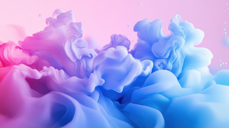 A colorful gradient background with soft transitions between blue and pink, creating a vibrant and artistic visual displayの素材
