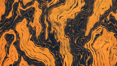 Detailed tiger fur texture with iconic black stripes on orange, perfect for bold and wild visualsの素材