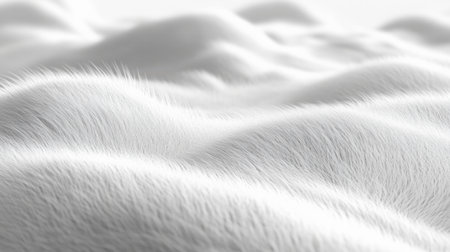 Close-up of grey fur texture, soft and fluffy patterns creating a natural and realistic effectの素材