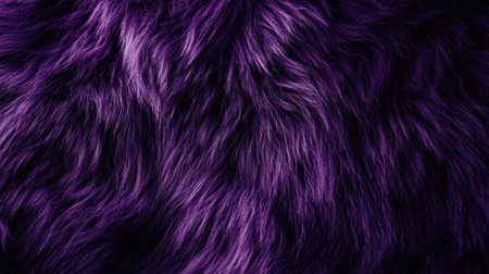Purple fur close-up with soft and fluffy texture, perfect for vibrant backgrounds and winter vibesの素材