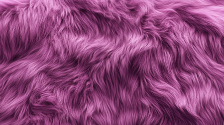 Realistic vibrant purple fur texture, soft and luxurious with fluffy hair patterns for fashion designsの素材