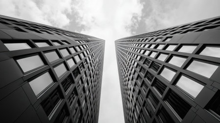 Minimalist black t-shirt in 3D, showing crisp front and back views with soft shadows and clean design for customizationの素材