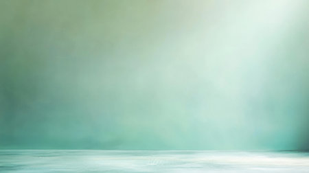 This tranquil and serene background features soft green hues with gentle light, perfect for creating a calm atmosphere in designs or presentations.の素材