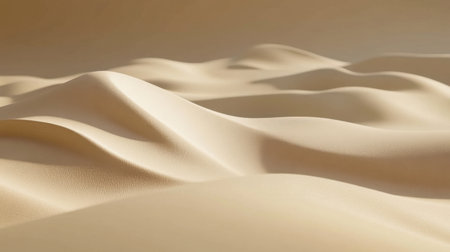 This image features soft cream fabric flowing in gentle waves, creating a serene and elegant background perfect for fashion and design projects.の素材