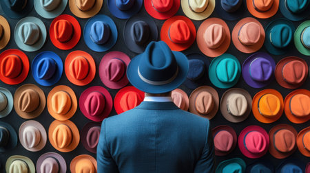 Entrepreneur, many hats, business, career, multitasking.の素材