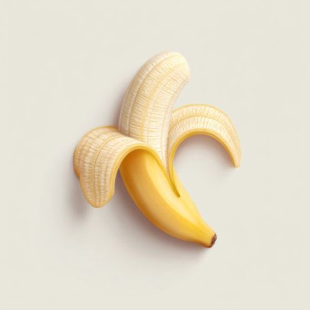 Capture the essence of health and freshness with this isolated banana image, ideal for promoting healthy eating, smoothies, and vibrant lifestyle choices.の素材