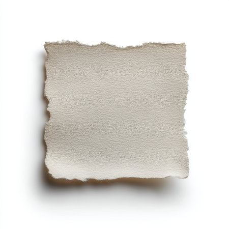 This textured white paper with rough edges provides a versatile background for various artistic and design projects, perfect for crafting, photography, and creative expression.の素材