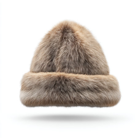 This luxurious faux fur hat features a soft texture and rich color, perfect for enhancing winter outfits. A stylish accessory that provides warmth and comfort.の素材