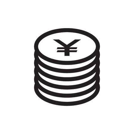 Money, Dollar, Euro, Yen, Bitcoin, Pound Sterling, Icon In Trendy  Design Vector Eps 10のイラスト素材