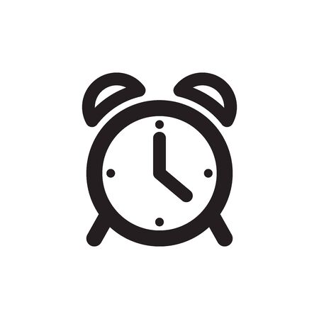 Alarm Clock Icon In Trendy  Design Vector Eps 10のイラスト素材