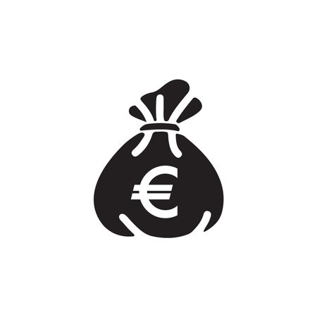 Money Bag Icon In Trendy Design Vector Eps 10のイラスト素材