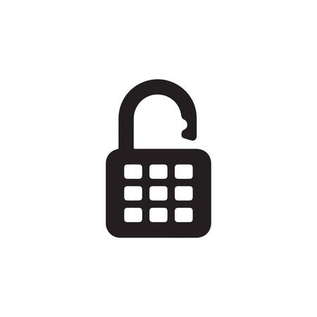 Padlock Icon In Trendy  Design Vector Eps 10のイラスト素材
