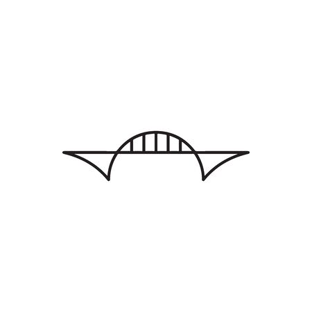 Bridge Icon In Trendy Design Vector Eps 10のイラスト素材