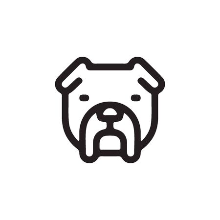 Dog Icon In Trendy Design Vector Eps 10のイラスト素材