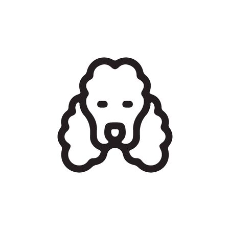Dog Icon In Trendy Design Vector Eps 10のイラスト素材