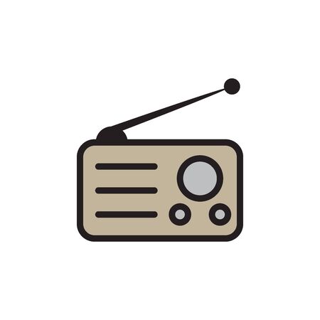 Radio Icon In Trendy Design Vector Eps 10のイラスト素材