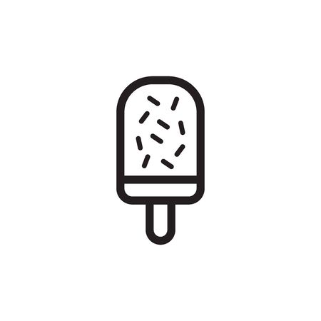 Ice Cream Icon In Trendy Design Vectorのイラスト素材