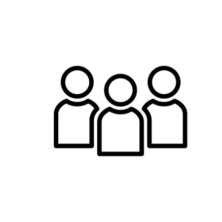 People icon design template. Vector EPS 10のイラスト素材