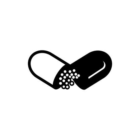 Capsule Icon Vectorのイラスト素材