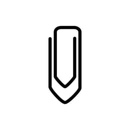 Paper Clip Icon Vectorのイラスト素材