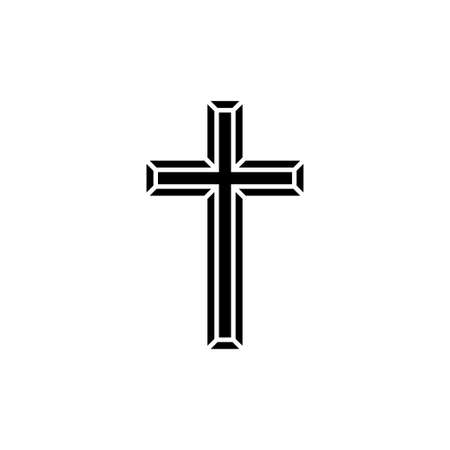 Religion Cross Icon Vectorのイラスト素材