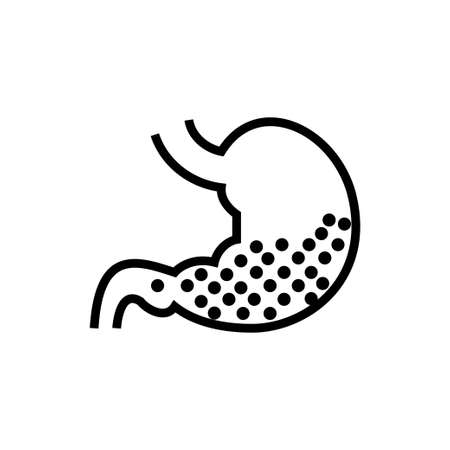Stomach Icon Vectorのイラスト素材