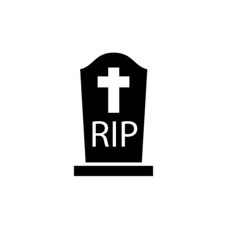 Tombstune Icon Vectorのイラスト素材
